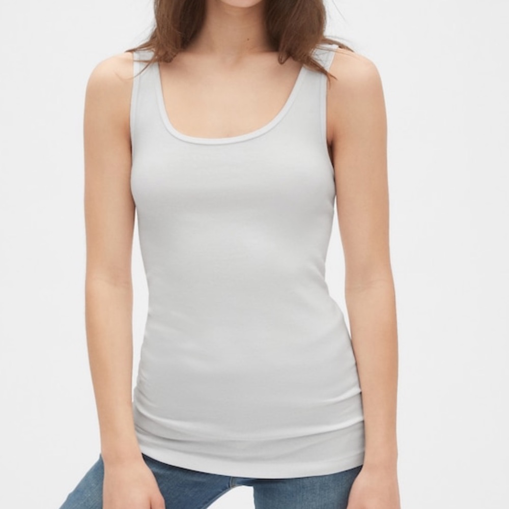 NWT GAP White Modern Tank Top